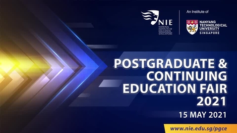 Thumbnail for entry 10. What Does Pursuing a Graduate Research Degree in NIE Entail?