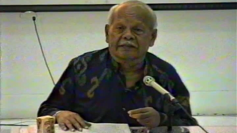 Thumbnail for entry Sejarah ASAS ‘50 oleh Mohd Ariff Ahmad (23/02/1999)