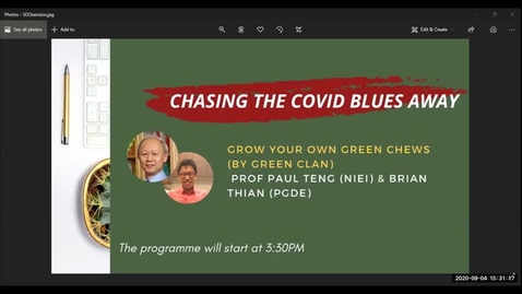 Thumbnail for entry Chasing the COVID Blues Away #2 - Grow your own green chews